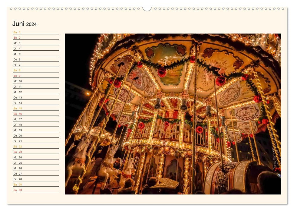 Carousel - nostalgia (CALVENDO wall calendar 2024) 