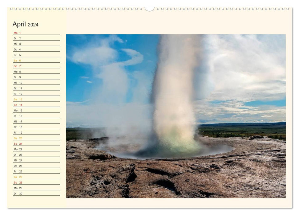 Powerful nature - threatening and beautiful (CALVENDO wall calendar 2024) 