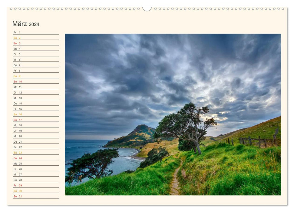 Nouvelle-Zélande - d'une beauté à couper le souffle (calendrier mural CALVENDO 2024) 