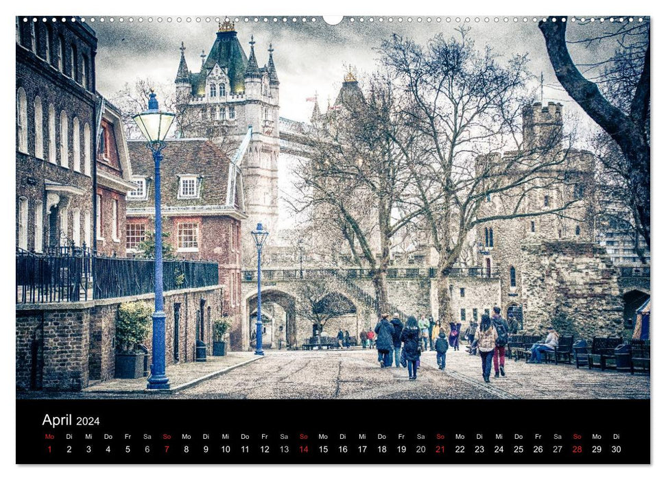 Londres sur la Tamise (Calvendo Premium Wall Calendar 2024) 