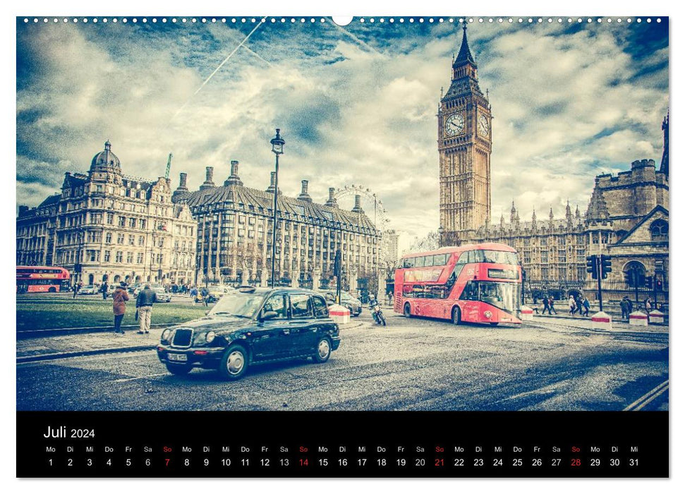 London on the Thames (CALVENDO Premium Wall Calendar 2024) 