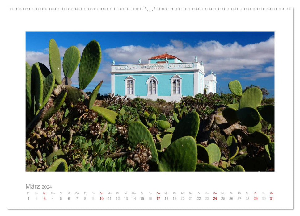 À travers Fuerteventura (Calendrier mural CALVENDO 2024) 