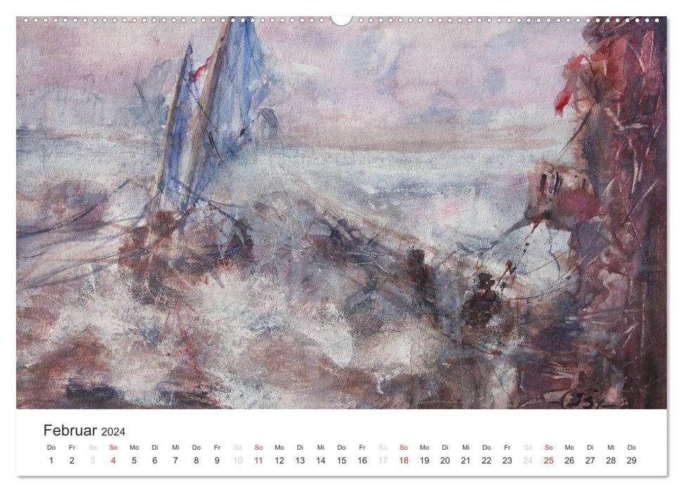 L'atmosphère de l'impressionnisme (Calendrier mural CALVENDO 2024) 