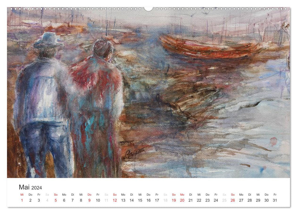 L'atmosphère de l'impressionnisme (Calendrier mural CALVENDO 2024) 