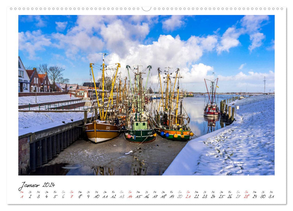 Fishing Village Greetsiel (CALVENDO Premium Wall Calendar 2024) 