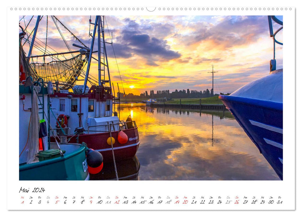 Fishing Village Greetsiel (CALVENDO Premium Wall Calendar 2024) 