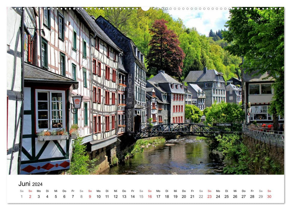 Les plus beaux endroits de l'Eifel (calendrier mural CALVENDO 2024) 