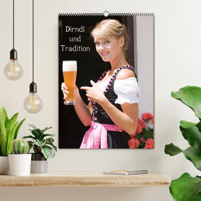 Dirndl und Tradition (CALVENDO Wandkalender 2024)