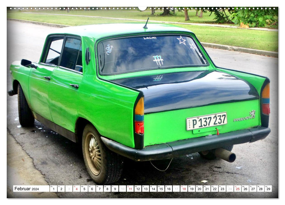 PEUGEOT 404 - Le classique français (Calendrier mural CALVENDO 2024) 