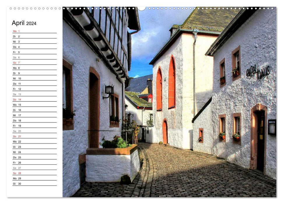 The most beautiful places in the Eifel (CALVENDO wall calendar 2024) 