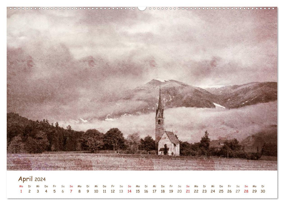 South Tyrol - Yesterday (CALVENDO Premium Wall Calendar 2024) 