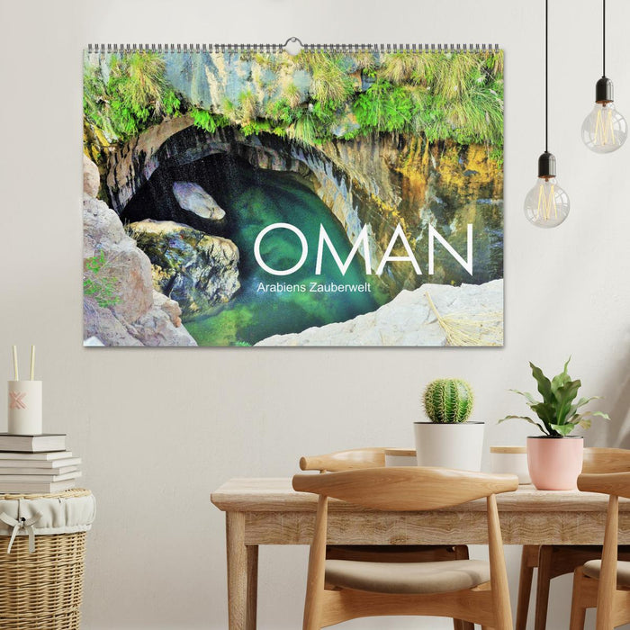 Oman - Le monde magique de l'Arabie (Calendrier mural CALVENDO 2024) 