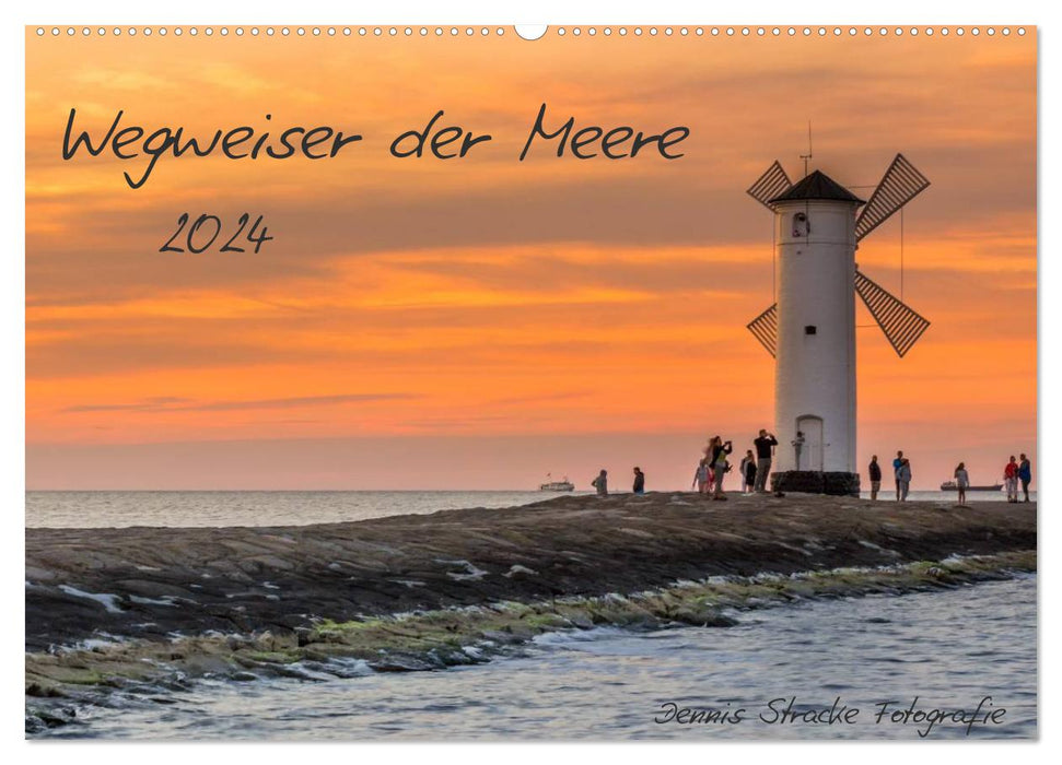 Panneaux indicateurs des mers (calendrier mural CALVENDO 2024) 