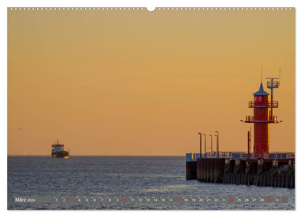 Panneaux indicateurs des mers (calendrier mural CALVENDO 2024) 