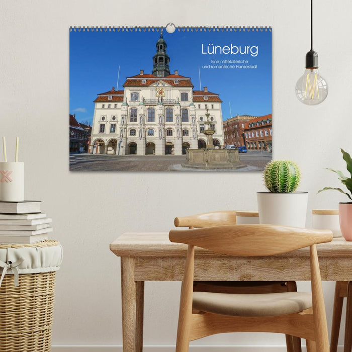 Lüneburg - A medieval and romantic Hanseatic city (CALVENDO wall calendar 2024) 