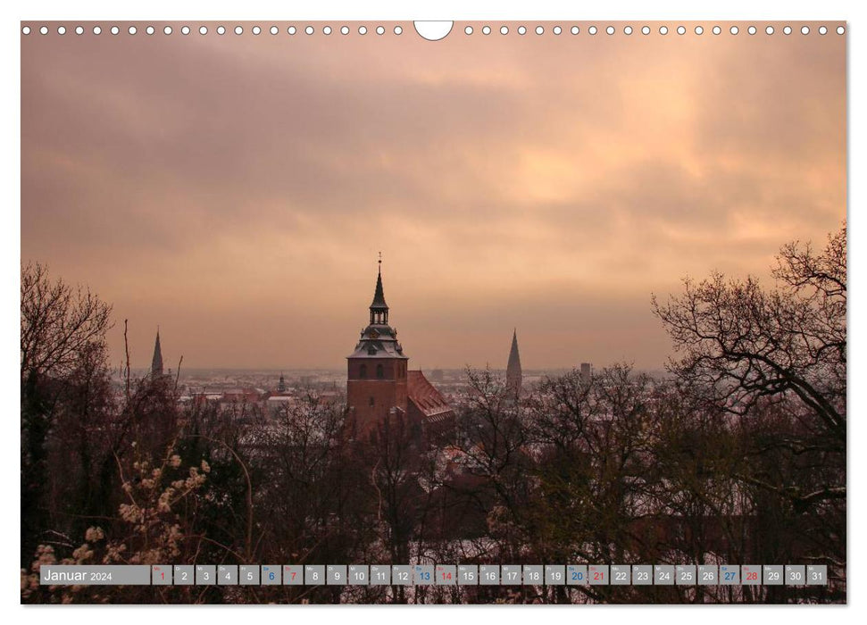 Lüneburg - A medieval and romantic Hanseatic city (CALVENDO wall calendar 2024) 