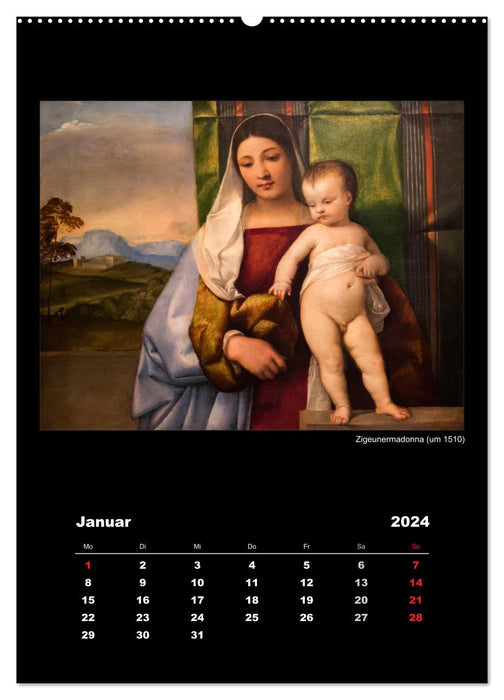 Tiziano Vecellio - Titian (CALVENDO Premium Wall Calendar 2024) 