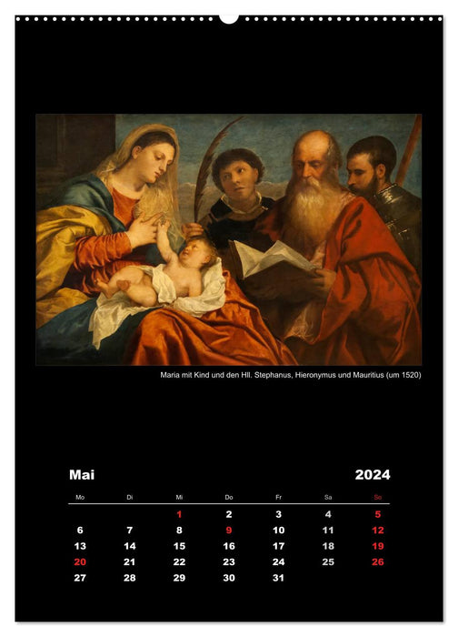 Tiziano Vecellio - Tizian (CALVENDO Premium Wandkalender 2024)