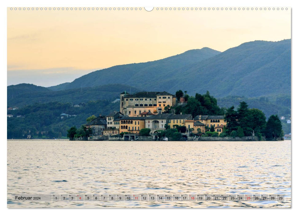 Lago di Orta - Lac d'Orta (Calendrier mural CALVENDO 2024) 