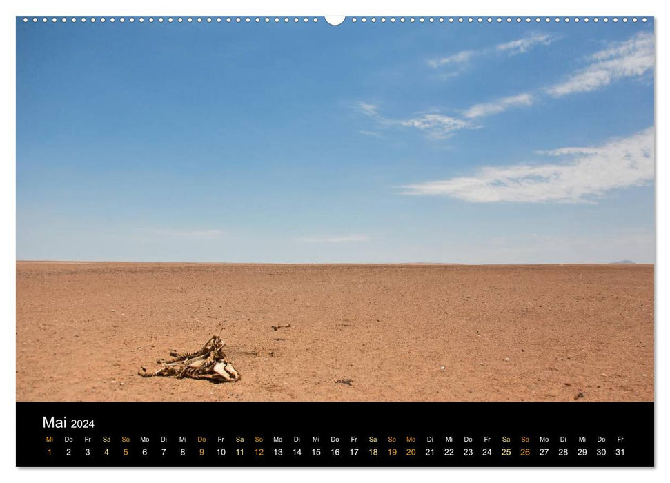 Namibie - vaste terre sauvage (calendrier mural CALVENDO 2024) 