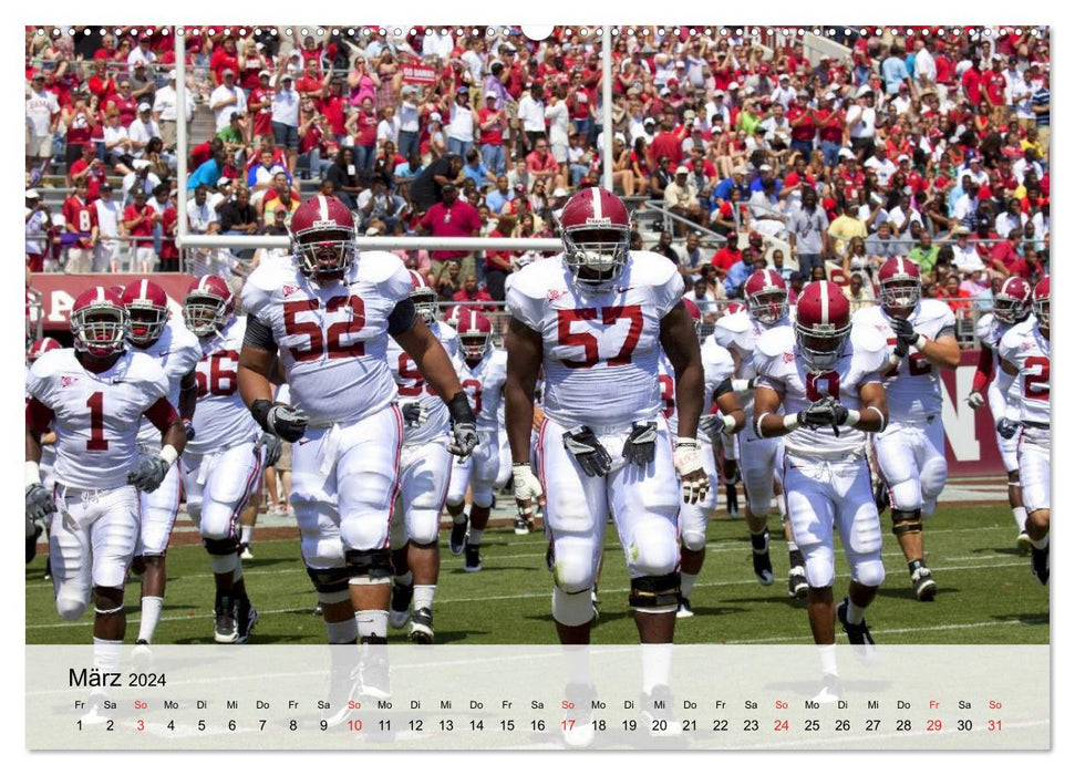 American football. Not for cowards! (CALVENDO Premium Wall Calendar 2024) 