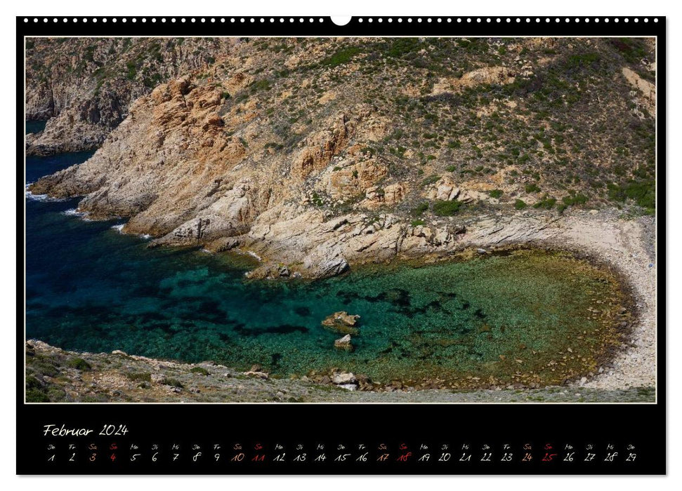 Corsica - island of rough beauty (CALVENDO wall calendar 2024) 