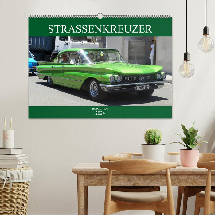 STRASSENKREUZER - BUICK 1959 (CALVENDO Wandkalender 2024)