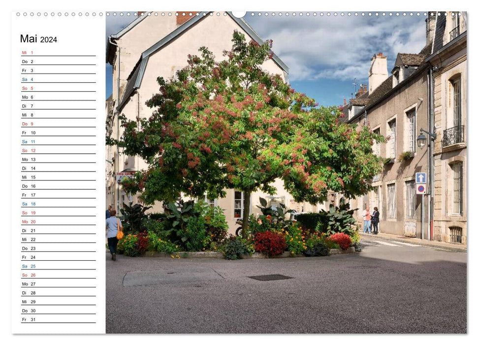 Beaune - incroyable Bourgogne (Calvendo Premium Wall Calendar 2024) 