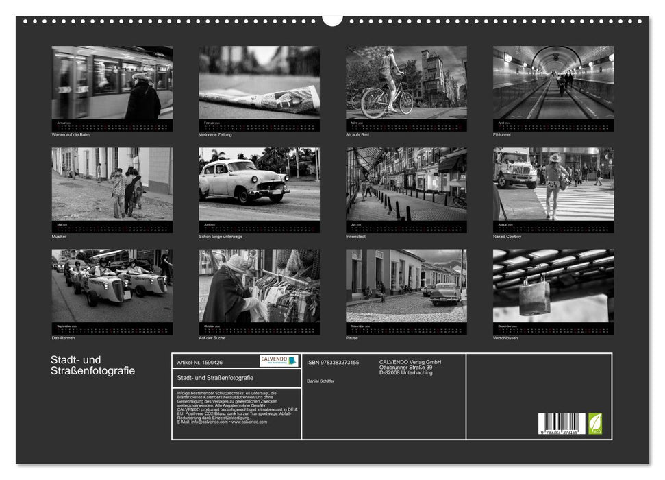 Stadt- und Straßenfotografie (CALVENDO Wandkalender 2024)