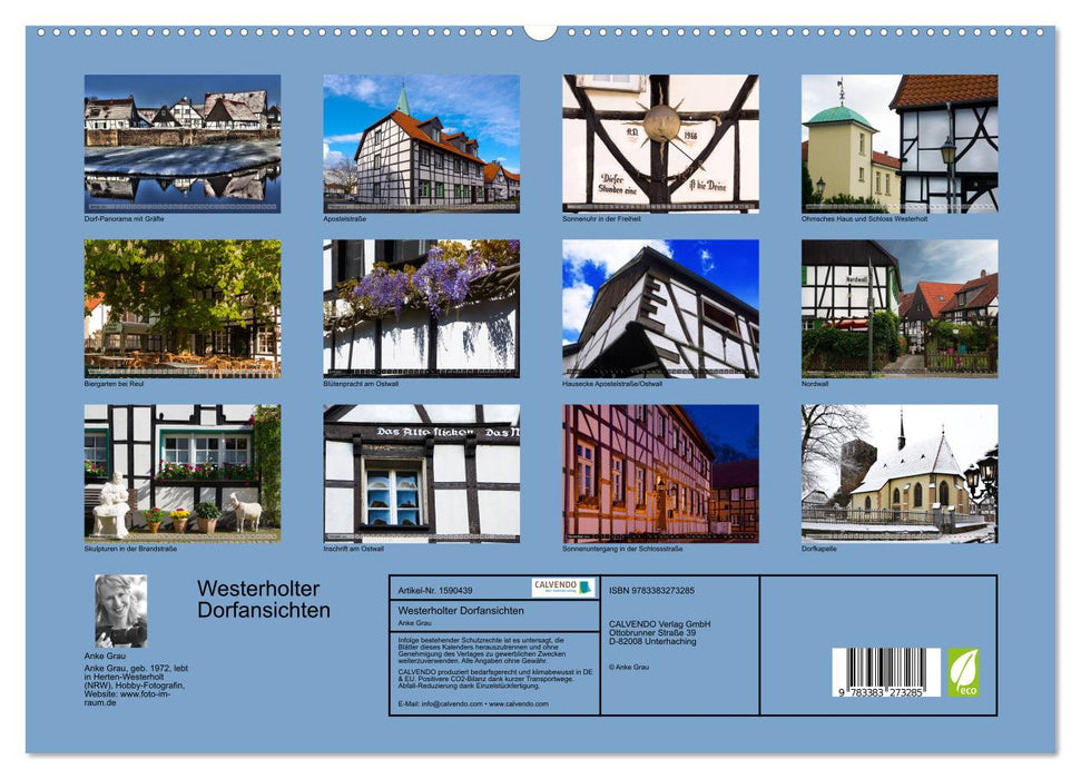 Westerholter Dorfansichten (CALVENDO Premium Wandkalender 2024)