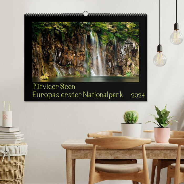 Plitvice Lakes - Europe's first national park (CALVENDO wall calendar 2024) 