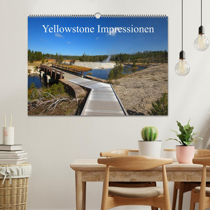 Yellowstone Impressions (Calendrier mural CALVENDO 2024) 