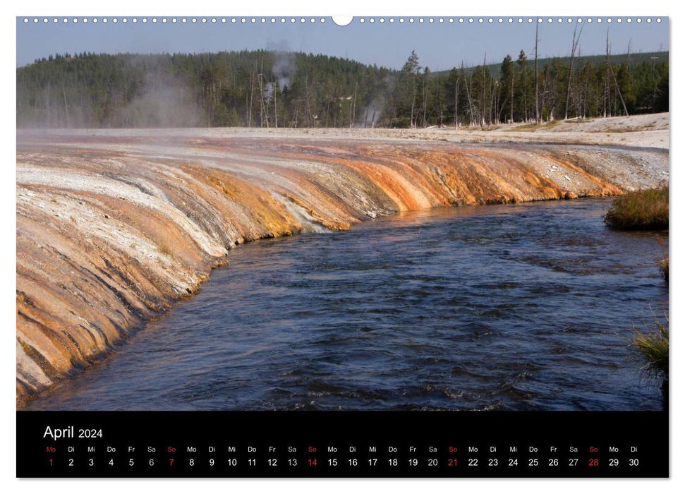 Yellowstone Impressionen (CALVENDO Wandkalender 2024)