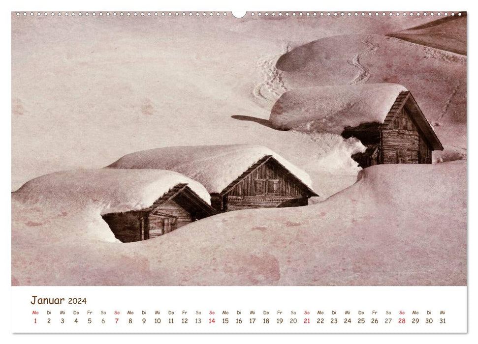 South Tyrol - Yesterday (CALVENDO wall calendar 2024) 