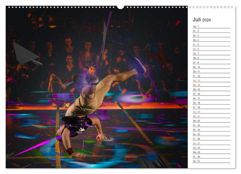 Break Dance B-boys & B-girls (CALVENDO Premium Wandkalender 2024)