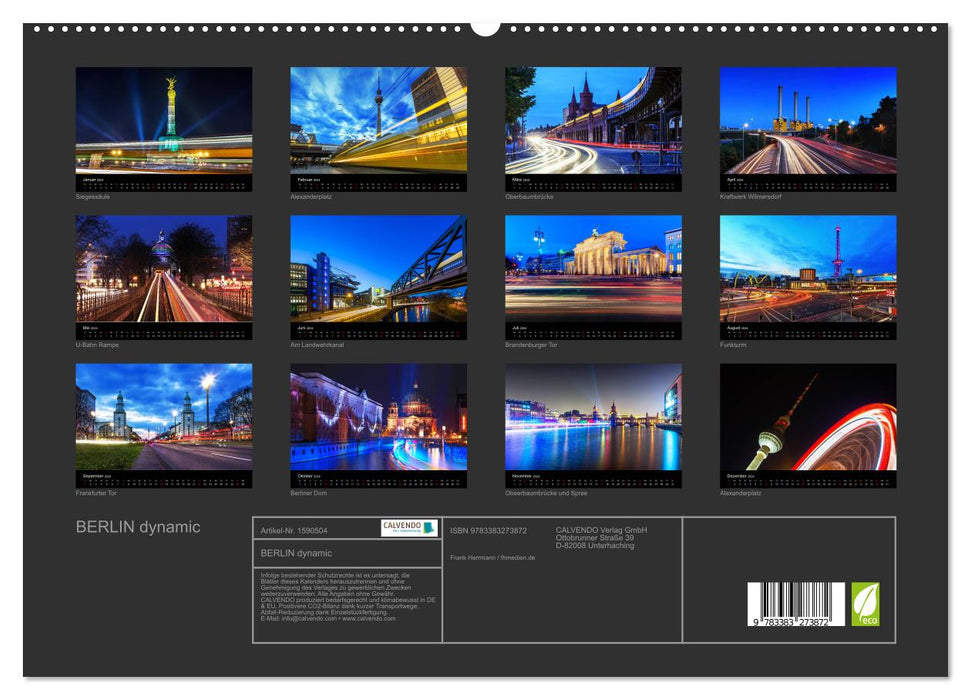 Berlin dynmaic (CALVENDO Premium Wandkalender 2024)