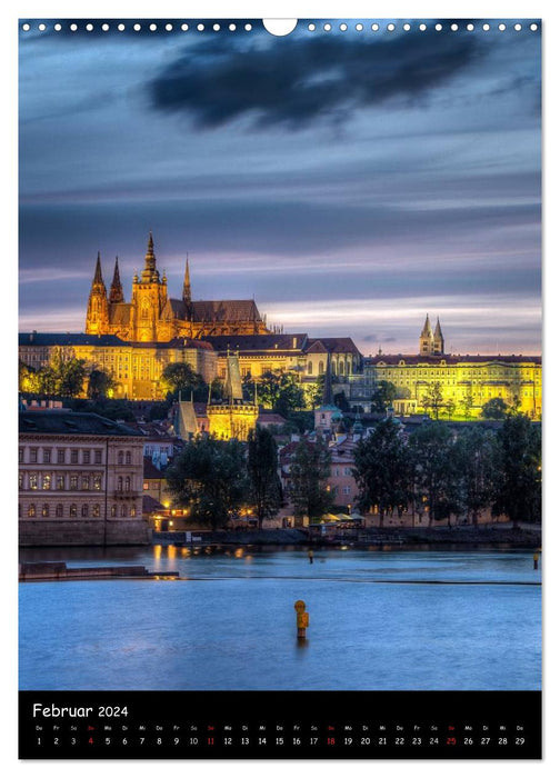 Die Stadt und ihre Lichter (CALVENDO Wandkalender 2024)