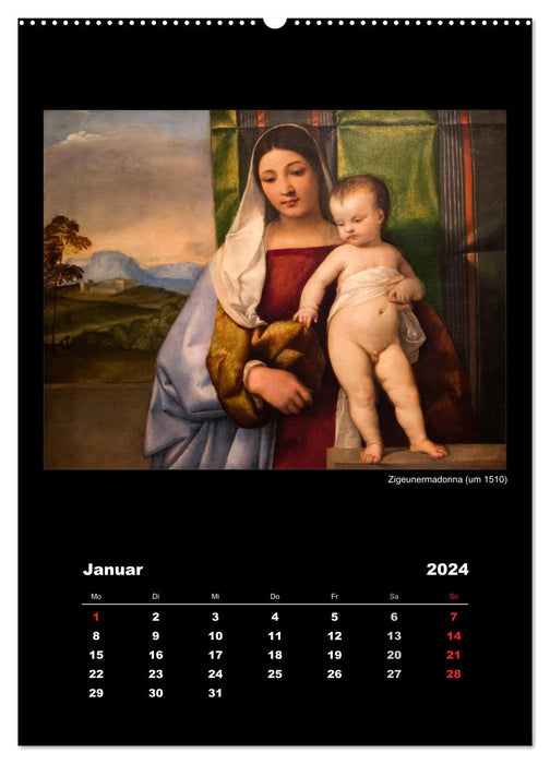 Tiziano Vecellio - Titian (CALVENDO wall calendar 2024) 