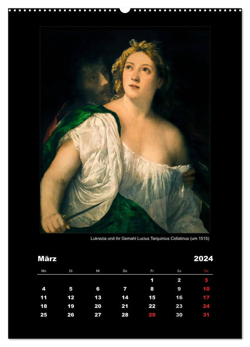 Tiziano Vecellio - Tizian (CALVENDO Wandkalender 2024)