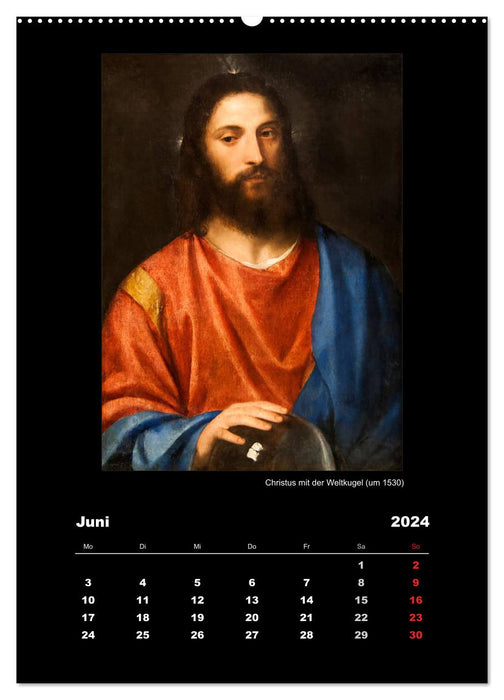 Tiziano Vecellio - Titien (Calendrier mural CALVENDO 2024) 