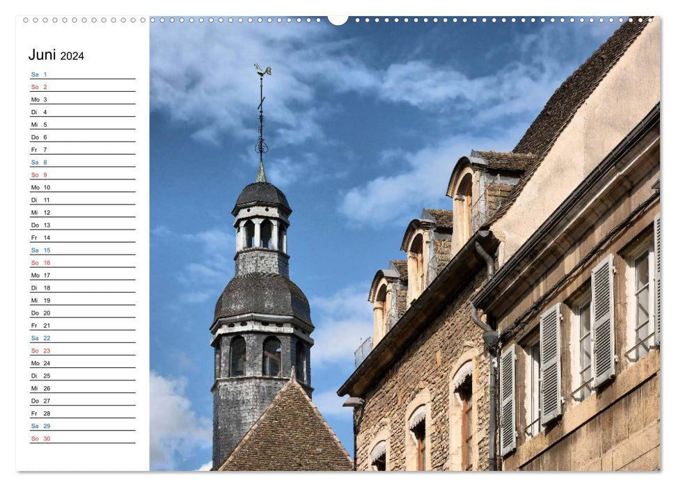 Beaune - erstaunliches Burgund (CALVENDO Wandkalender 2024)