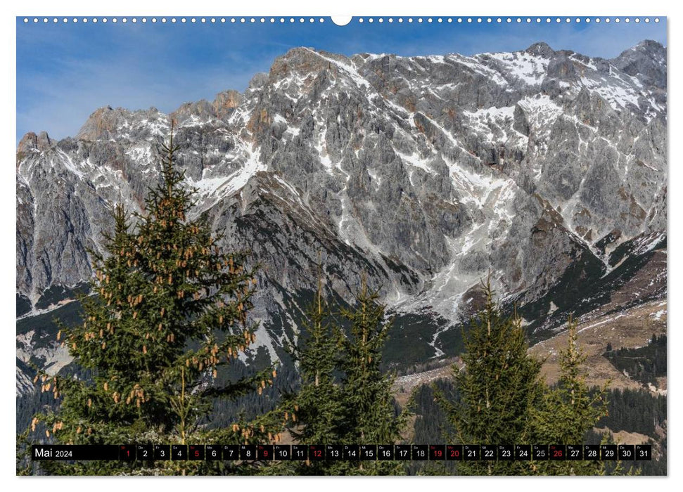 HOCHKÖNIG - Gipfel der Salzburger Alpen (CALVENDO Premium Wandkalender 2024)