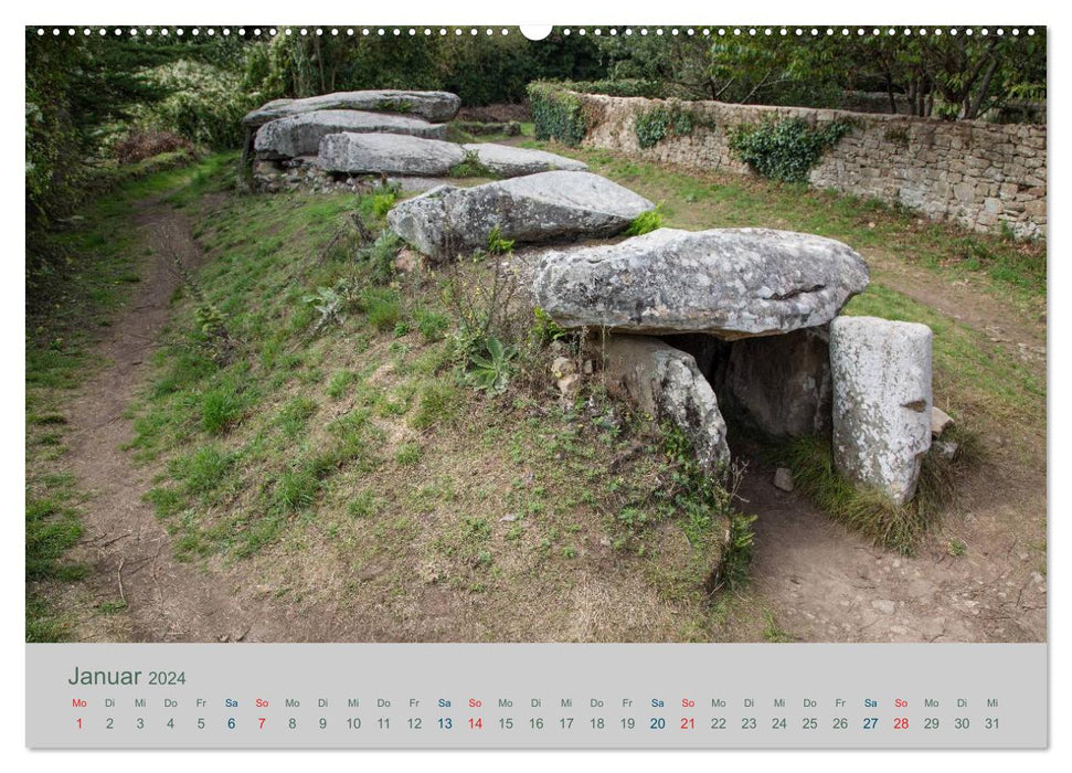 Megalith. Die großen Steine von Carnac (CALVENDO Premium Wandkalender 2024)