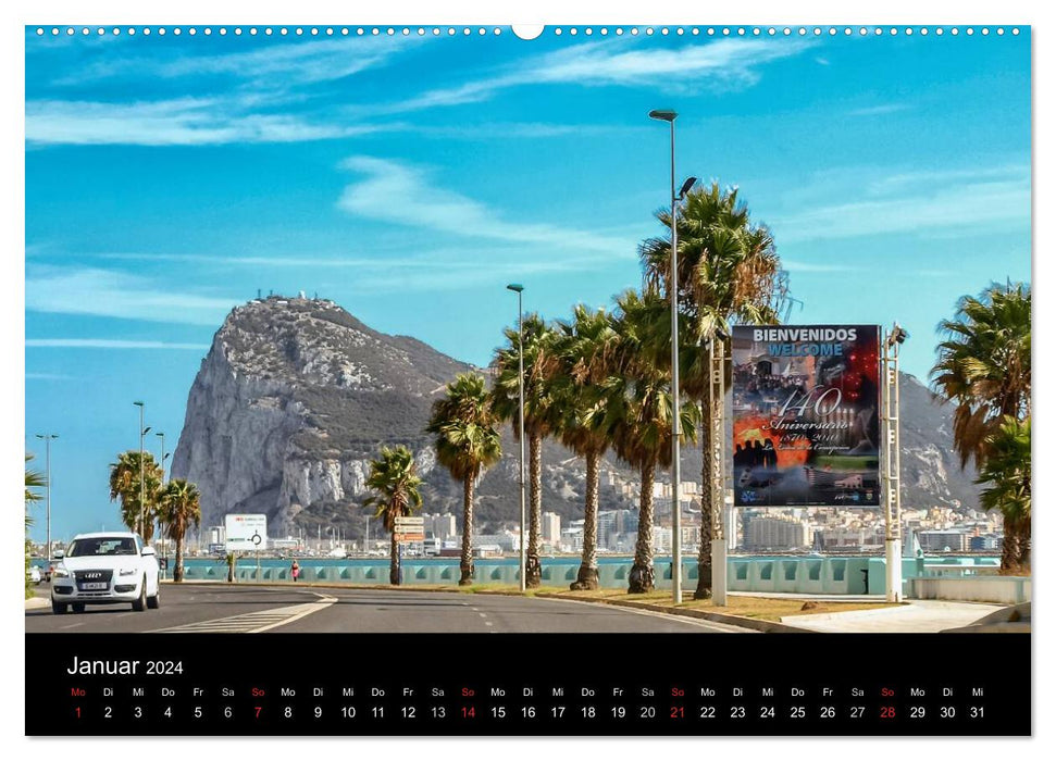 Gibraltar – le rocher des singes (calendrier mural CALVENDO Premium 2024) 