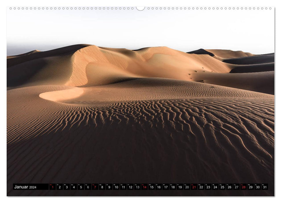 RUB AL-KHALI - Fascination du désert de sable (Calvendo Premium Wall Calendar 2024) 