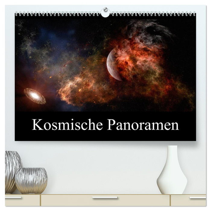 Kosmische Panoramen (CALVENDO Premium Wandkalender 2024)