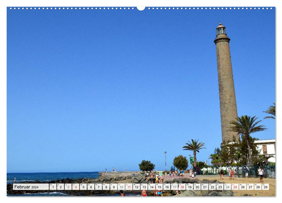 Gran Canaria – Île du Printemps éternel (Calendrier mural CALVENDO 2024) 