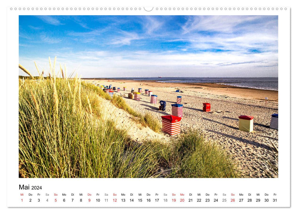 OSTFRIESLAND Strand und Mee(h)r (CALVENDO Premium Wandkalender 2024)