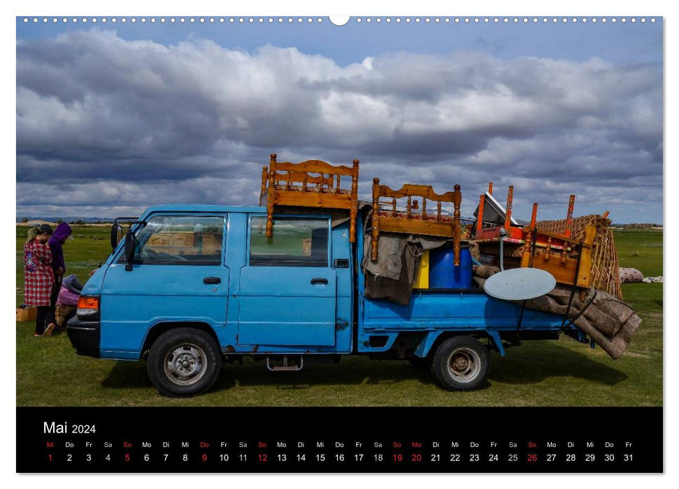 Mongolei - Zwischen Mittelalter und Moderne (CALVENDO Premium Wandkalender 2024)