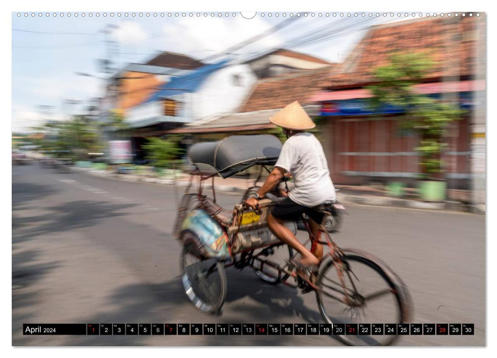 Yogyakarta - Indonésie (Calvendo Premium Calendrier mural 2024) 